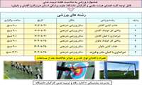 برگزاری مسابقات ورزشی به مناسبت هفته تربیت بدنی